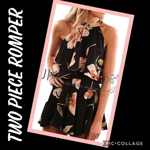 Tops - Feminine! Two Piece Romper S/M/L